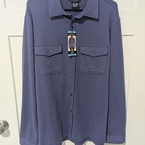 GAP Blue Button-Up Shirt